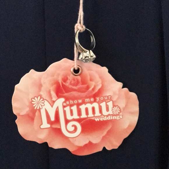 *Comes w/ FREE Ring* SMYM Princess Di ballroom navy maxi flutter skirt, S, NWT - Picture 7 of 16